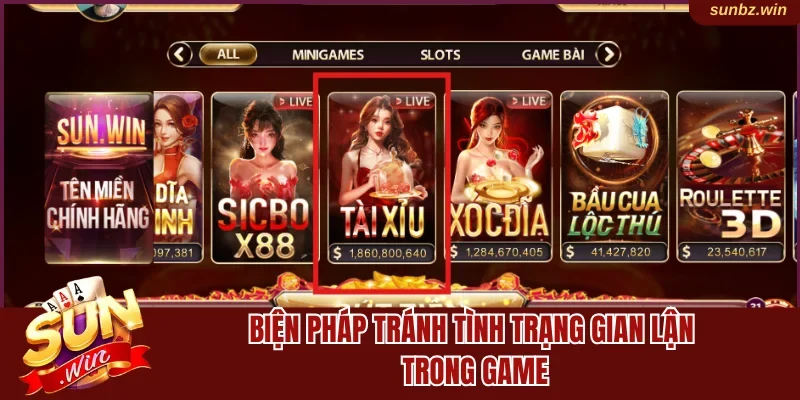Biện pháp tránh tình trạng gian lận trong game