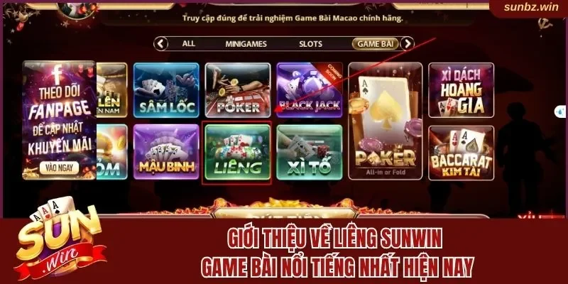 Giới thiệu về liêng Sunwin game bài nổi tiếng nhất hiện nay