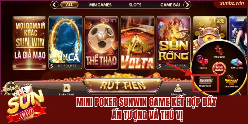 Mini poker Sunwin